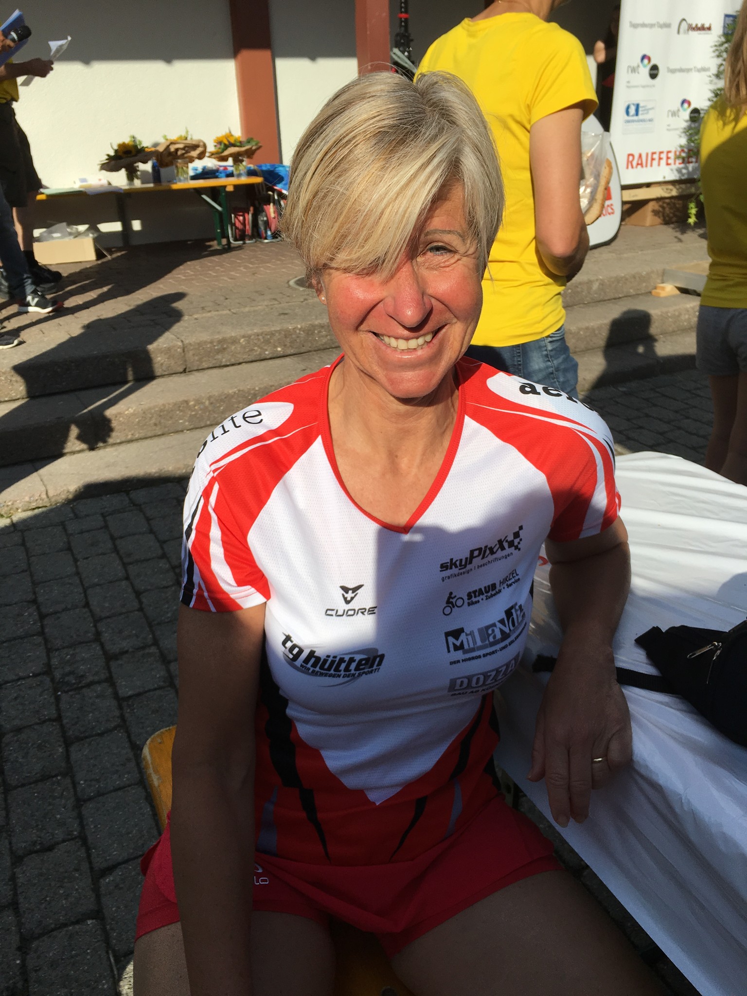 Irene geniesst die Sonne