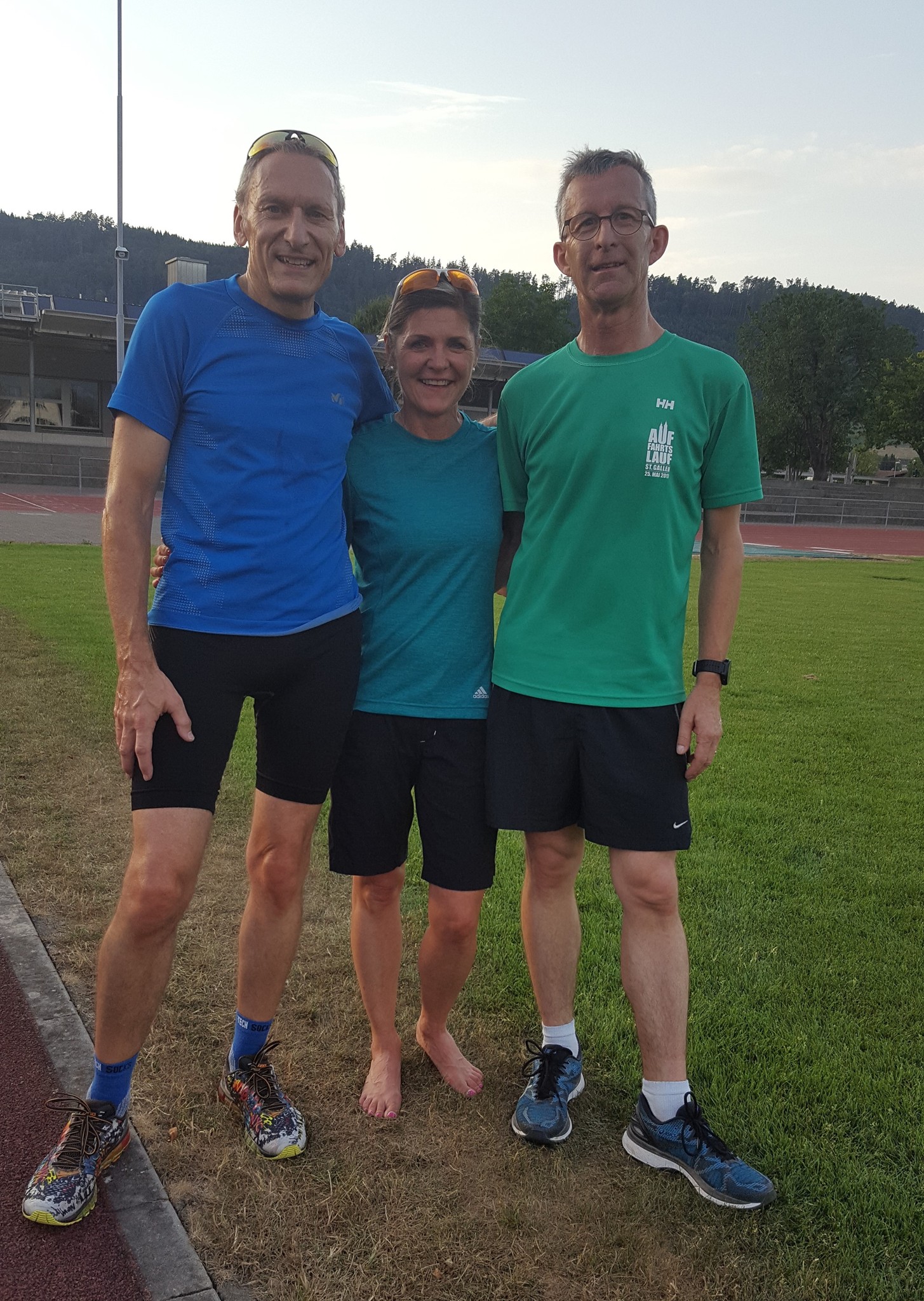 Gruppe von Montag Helmut, Jeannine und Moritz