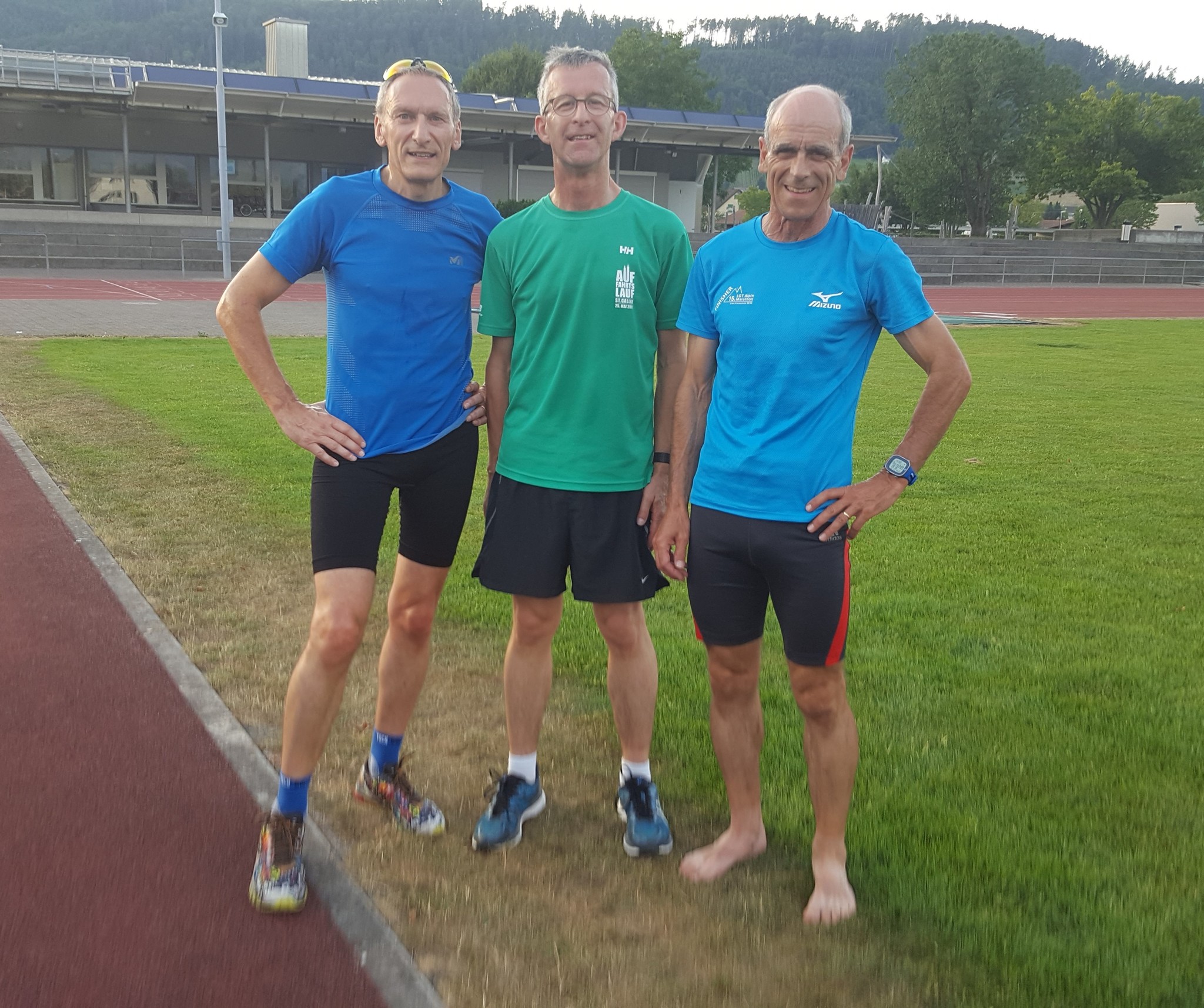 Helmut, Moritz und Berni