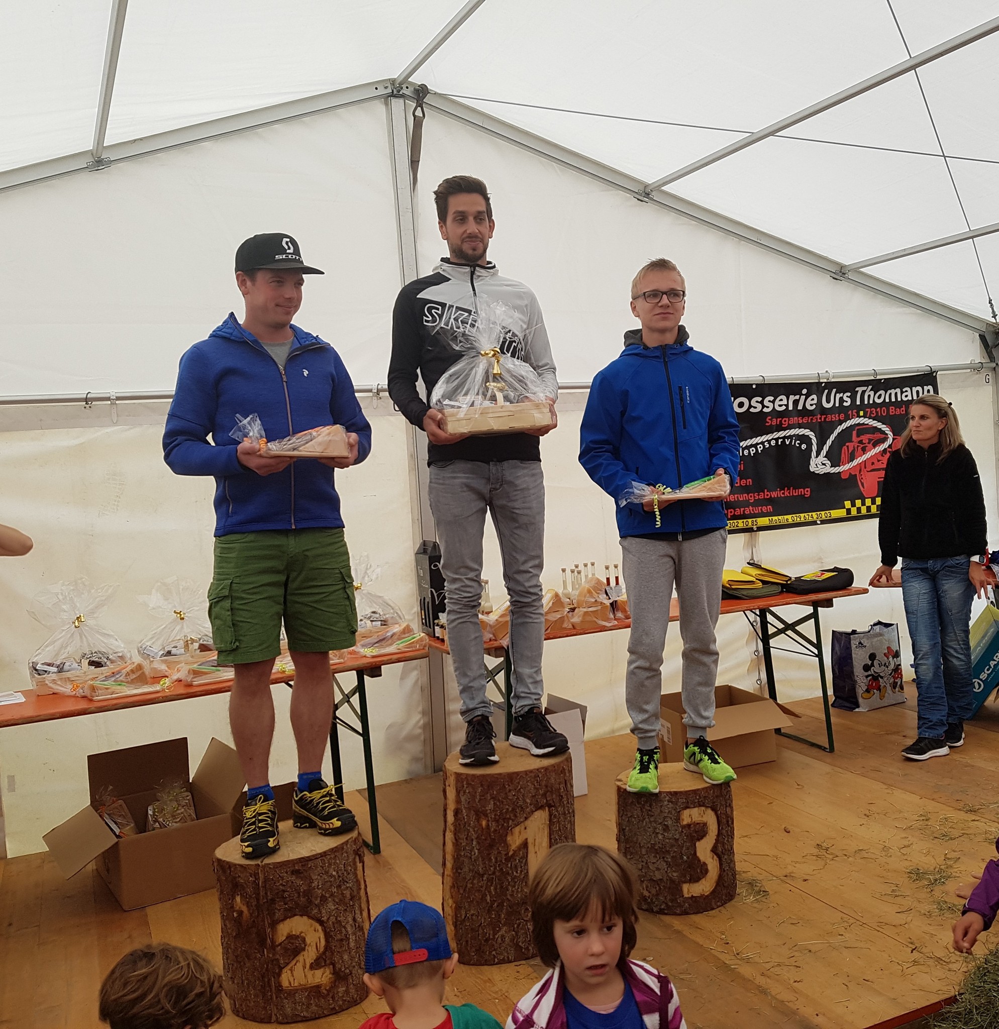 Fabian auf dem 3. Rang