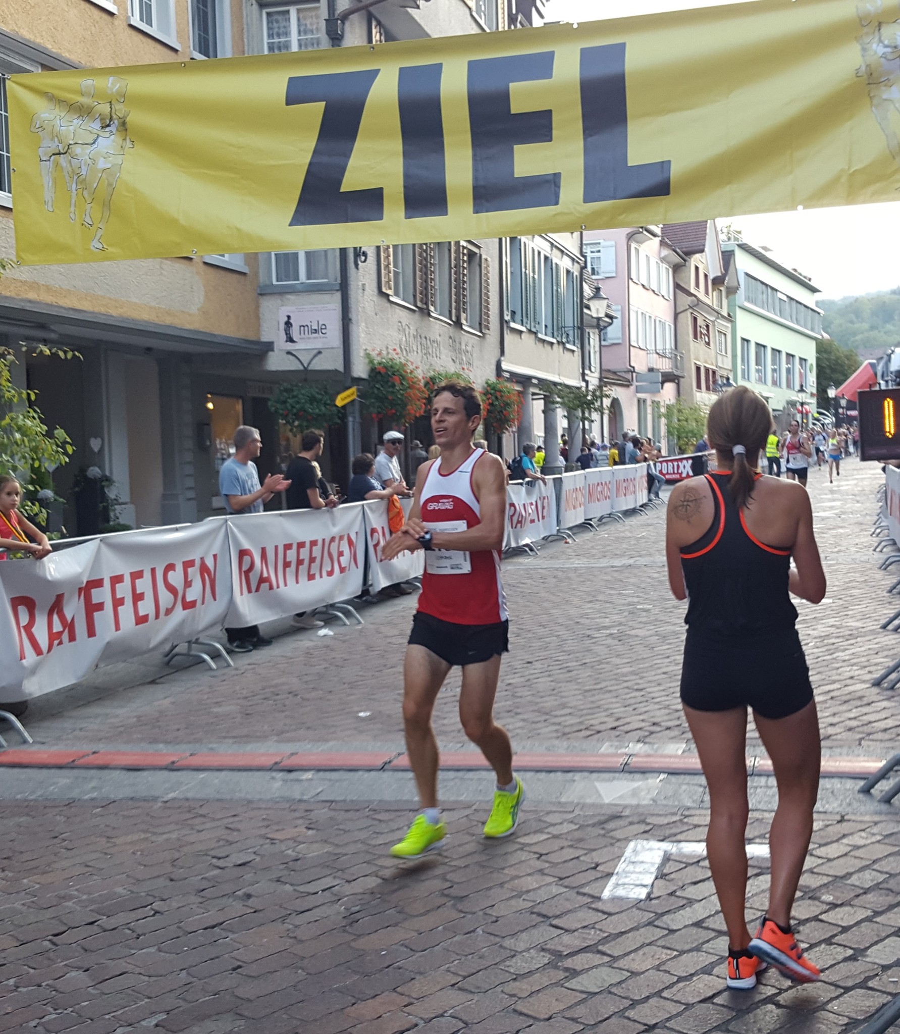Isi’s Zieleinlauf