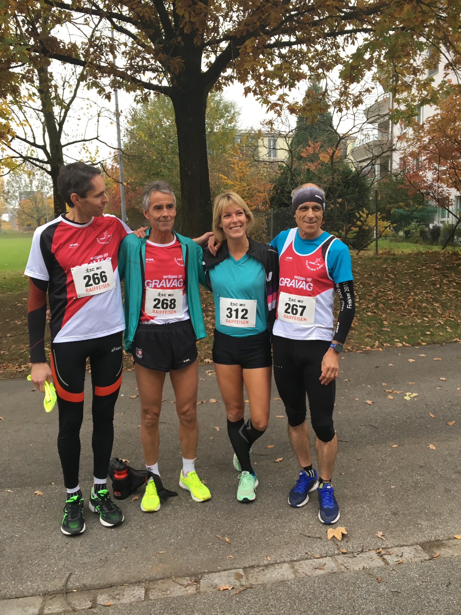 die 4 Milas vor dem Start