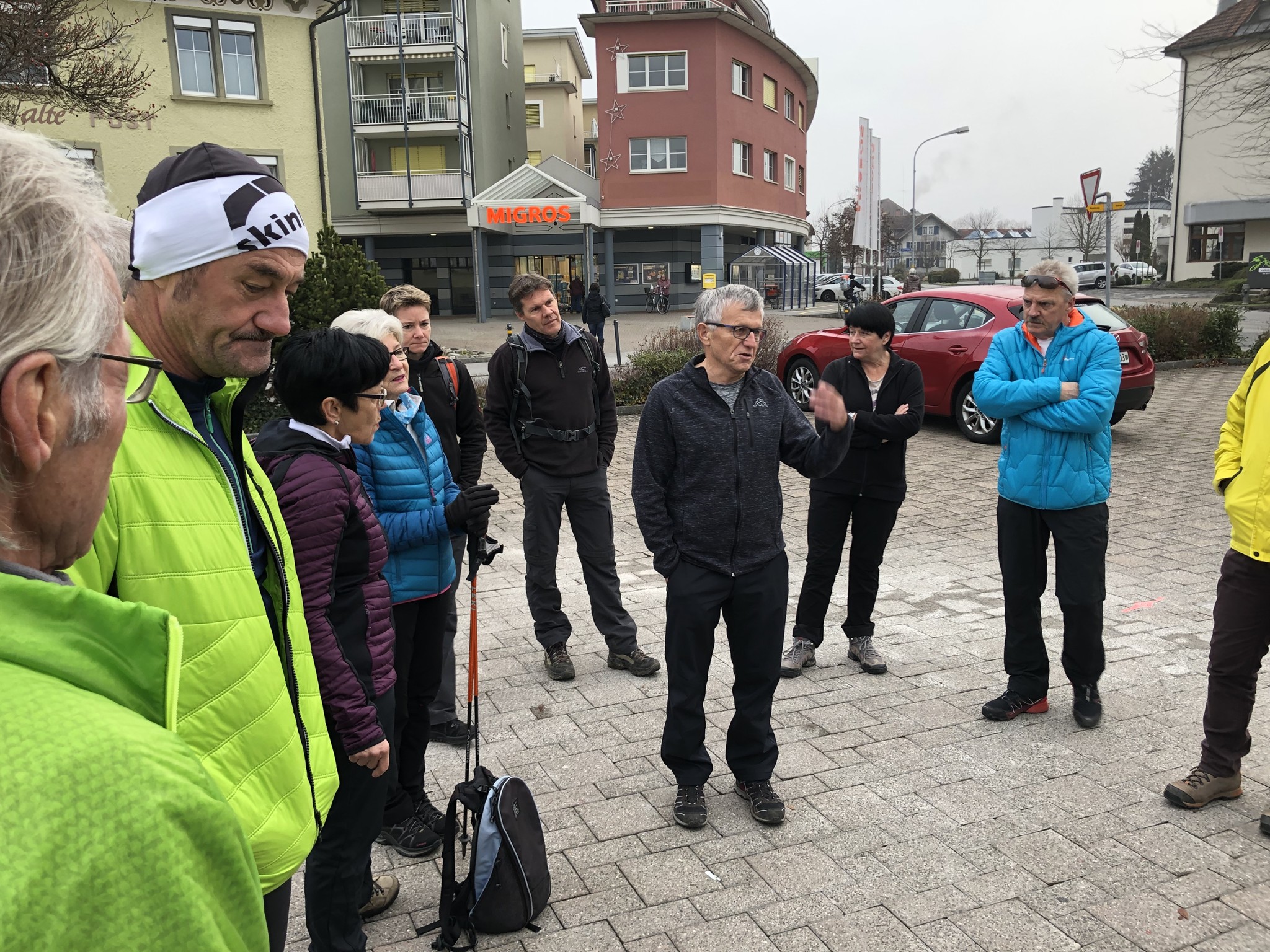 Sepp begrüsst die Teilnehmer