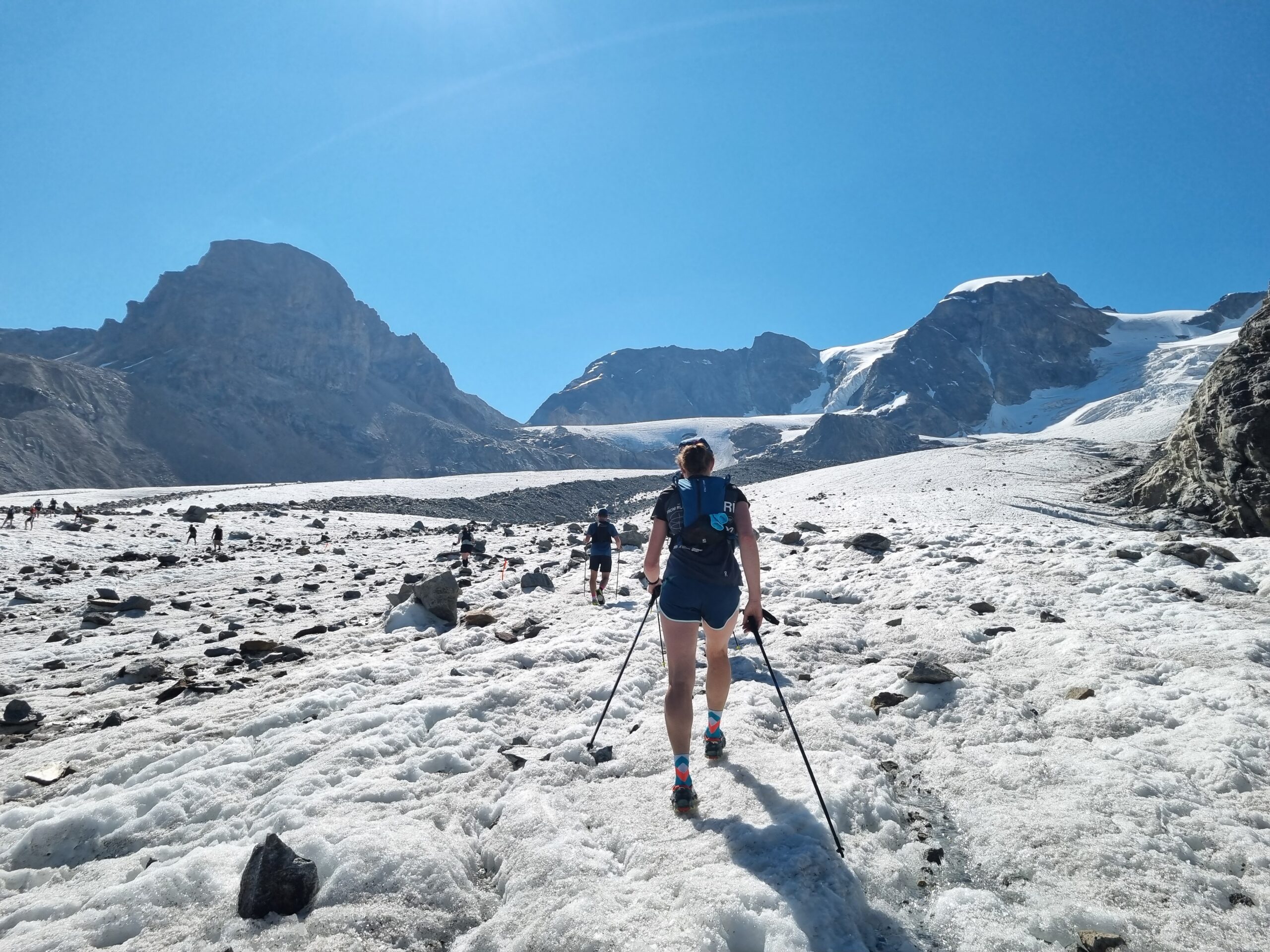 auf dem Pers-Gletscher