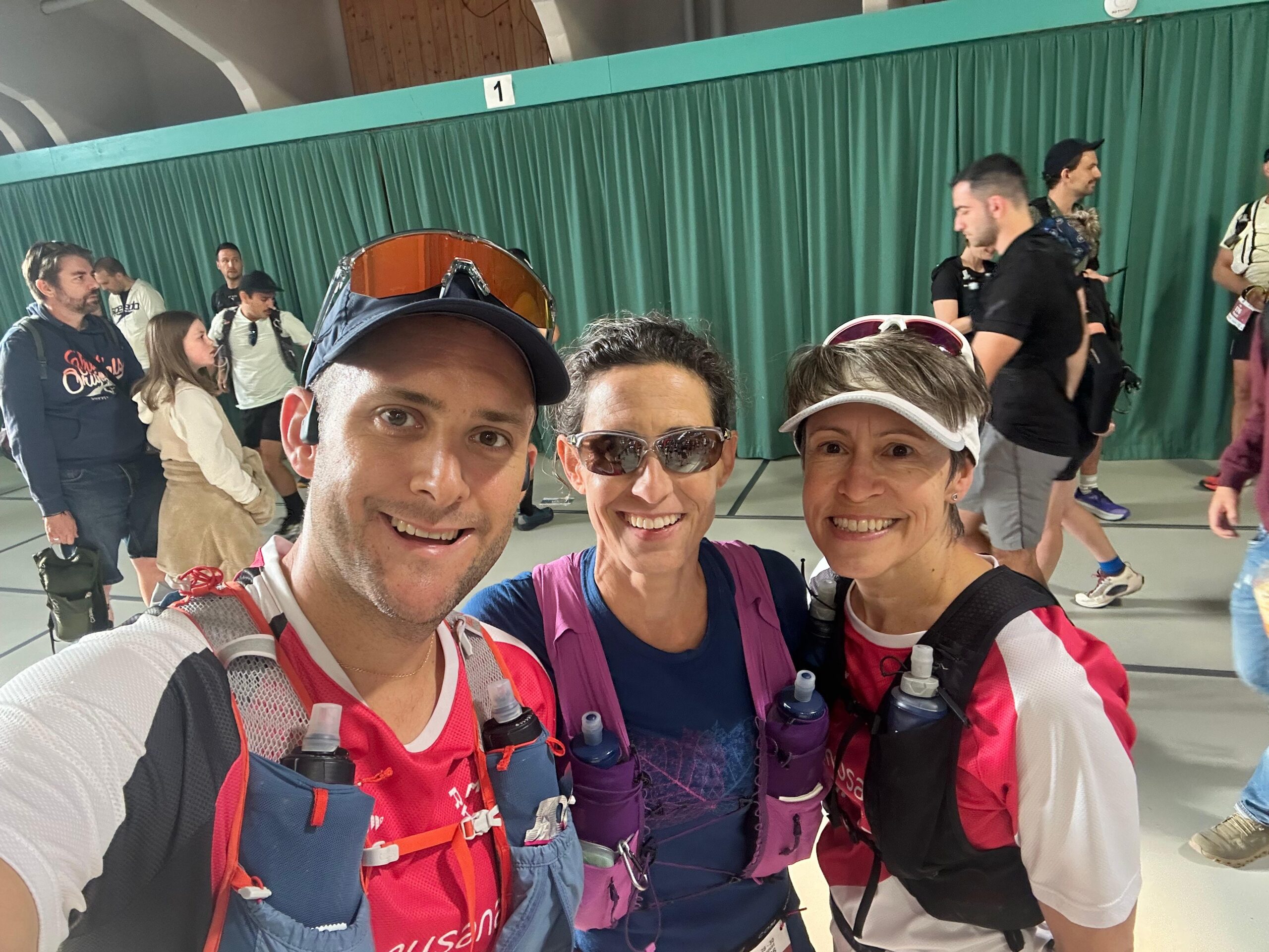 Ivan, Barbara und Tanja sind startbereit